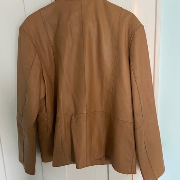 Women's Leather Jacket - Picture 2 of 2